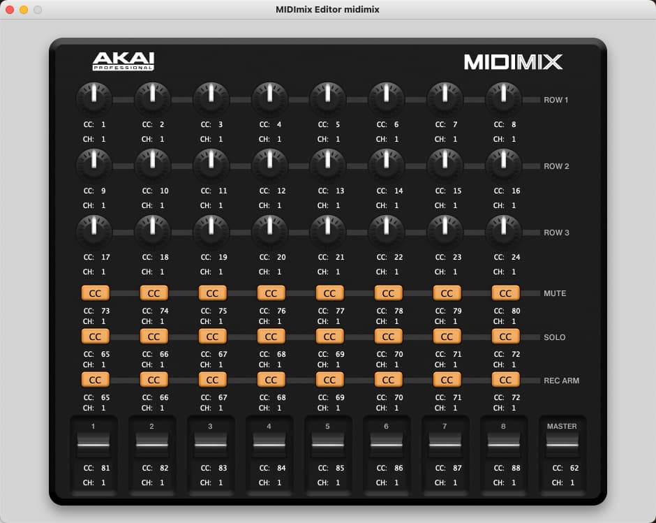 Akai MidiMix with custom CC toggles and LEDs - Bome Forum