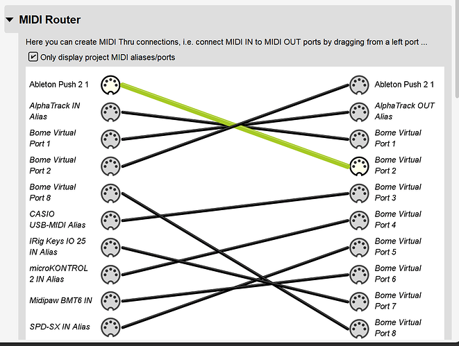 Actual BOME config that works with Live 11