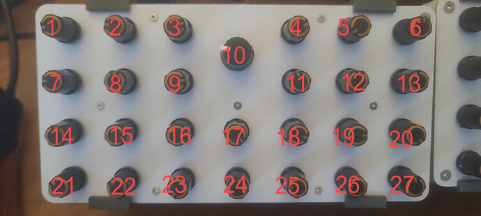 knob cc #'s